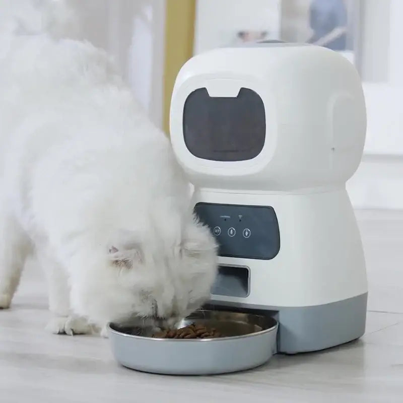 3.5L Smart Pet Feeder & Fountain | WiFi Auto Cat & Dog Dispenser - Dog automatic feeders