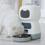 3.5L Smart Pet Feeder & Fountain | WiFi Auto Cat & Dog Dispenser - Dog automatic feeders