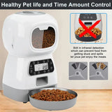 3.5L Smart Pet Feeder & Fountain | WiFi Auto Cat & Dog Dispenser - Dog automatic feeders