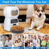 3.5L Smart Pet Feeder & Fountain | WiFi Auto Cat & Dog Dispenser - Dog automatic feeders