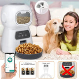 3.5L Smart Pet Feeder & Fountain | WiFi Auto Cat & Dog Dispenser - Dog automatic feeders