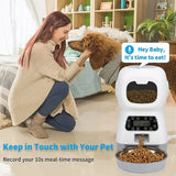 3.5L Smart Pet Feeder & Fountain | WiFi Auto Cat & Dog Dispenser - Dog automatic feeders