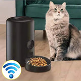 3L Smart Pet Feeder WIFI APP Control Cat Dog Automatic Feeding Device Food Dispenser Bowls Fixed & Quantitative Anti - stuck Grain - Zoo Bestie Online Shop