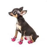 4pcs/set Waterproof Pet Dog Shoes Anti - slip Rain Boots Footwear for Small Cats Dogs Puppy Dog Pet Booties Pet Paw Accessories - Zoo Bestie Online Shop