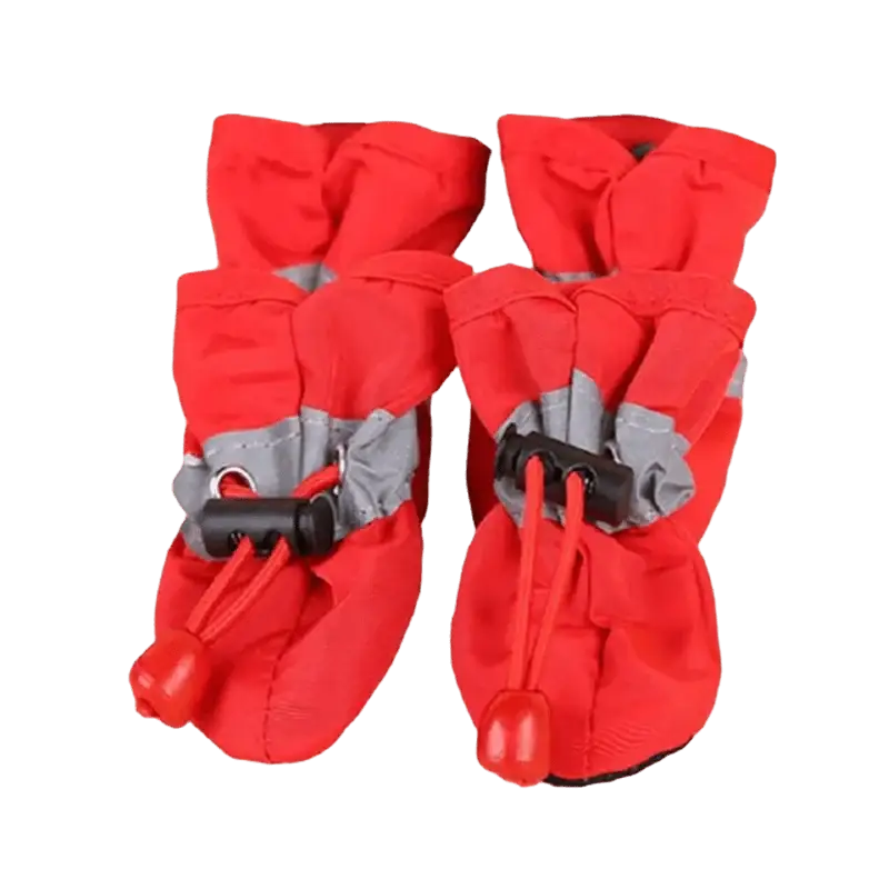 4pcs/set Waterproof Pet Dog Shoes Anti - slip Rain Boots Footwear for Small Cats Dogs Puppy Dog Pet Booties Pet Paw Accessories - Zoo Bestie Online Shop