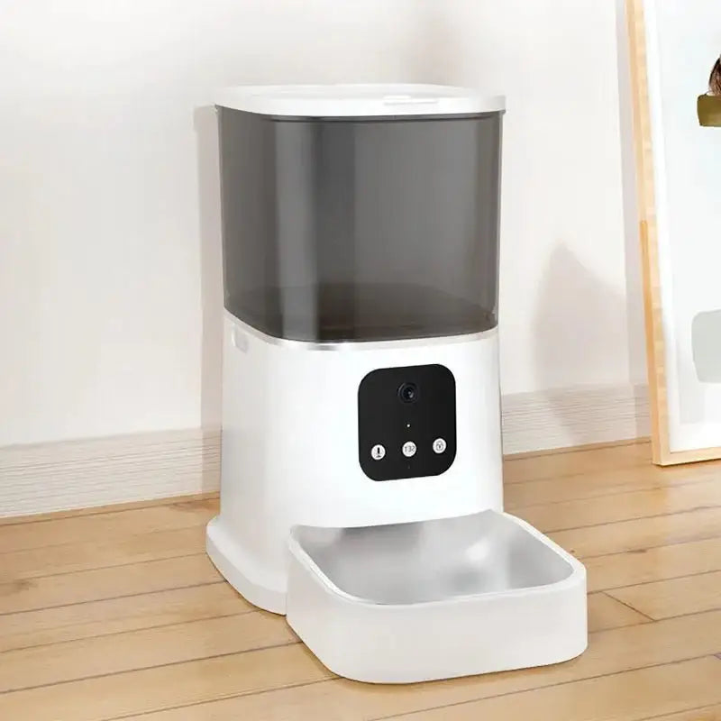 6L Smart Cat Feeder WiFi | Auto Pet Food Dispenser w/ Steel Bowl - Dog automatic feeders