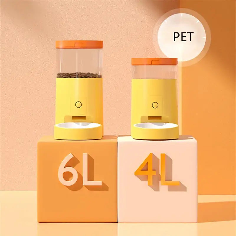 6L Smart Pet Feeder | Automatic Food Dispenser with App Control - Dog automatic feeders