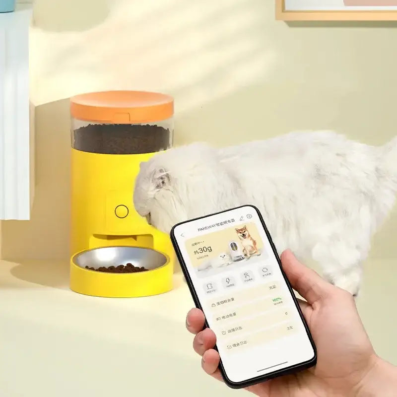 6L Smart Pet Feeder | Automatic Food Dispenser with App Control - Dog automatic feeders