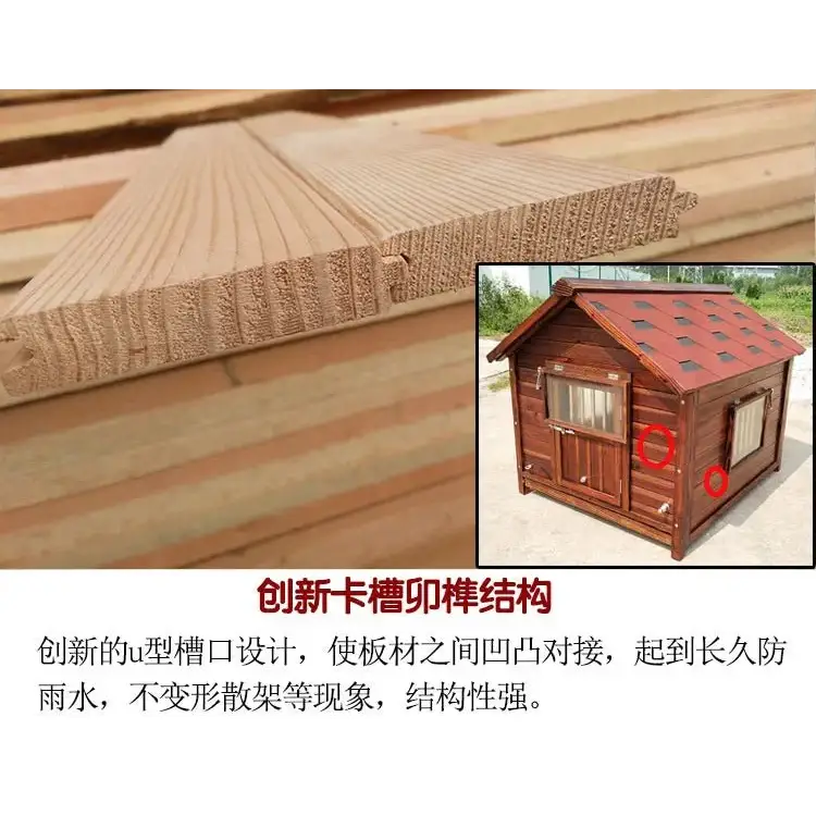 Accessories Wood Dog Crate Camping Outdoor Villa Habitats Dog Crate Tent Furniture Play Casa Para Perros Dog Supplies