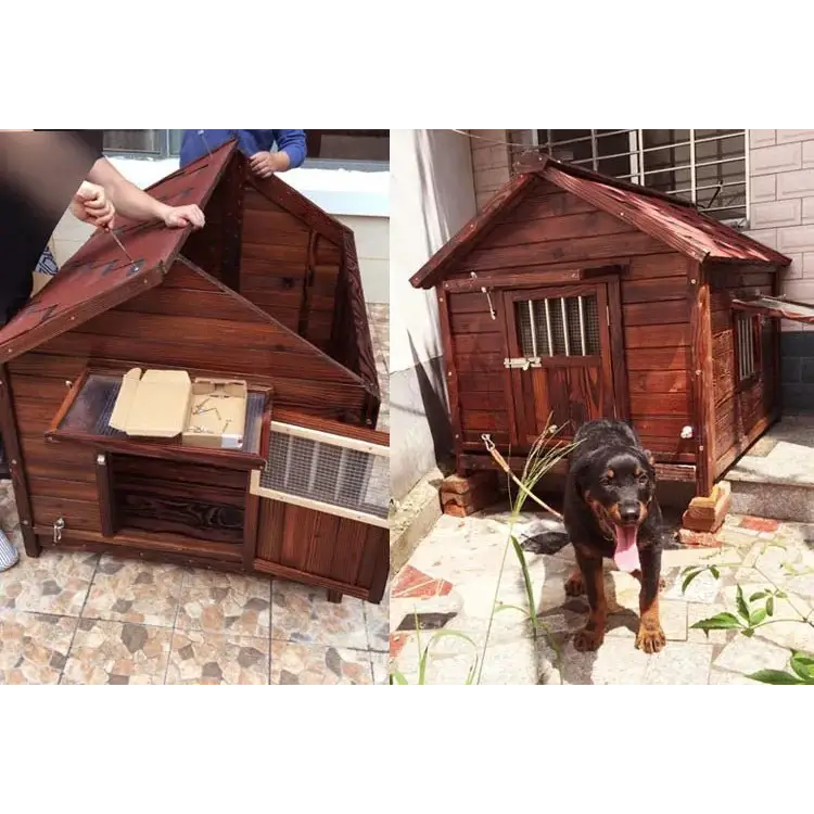 Accessories Wood Dog Crate Camping Outdoor Villa Habitats Dog Crate Tent Furniture Play Casa Para Perros Dog Supplies