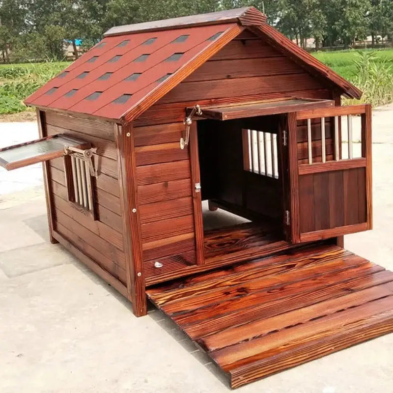 Accessories Wood Dog Crate Camping Outdoor Villa Habitats Dog Crate Tent Furniture Play Casa Para Perros Dog Supplies