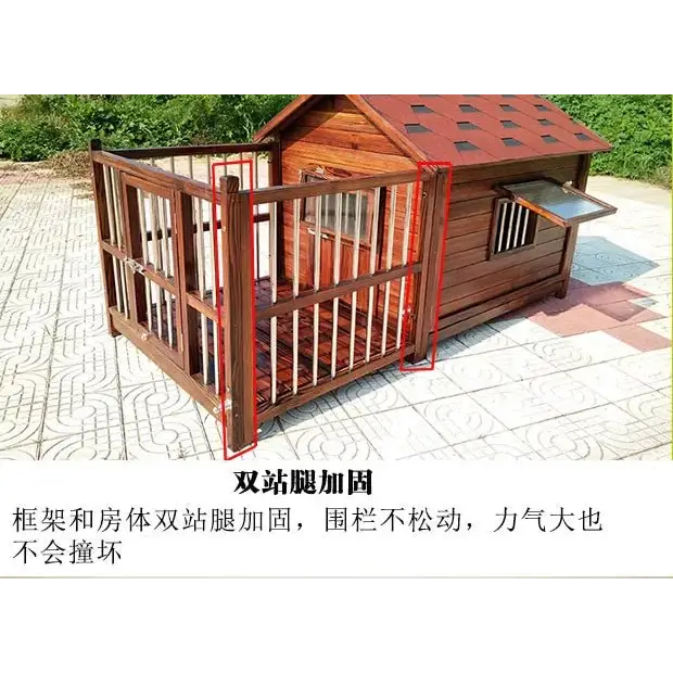 Accessories Wood Dog Crate Camping Outdoor Villa Habitats Dog Crate Tent Furniture Play Casa Para Perros Dog Supplies