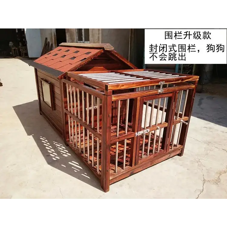 Accessories Wood Dog Crate Camping Outdoor Villa Habitats Dog Crate Tent Furniture Play Casa Para Perros Dog Supplies