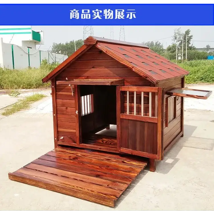 Accessories Wood Dog Crate Camping Outdoor Villa Habitats Dog Crate Tent Furniture Play Casa Para Perros Dog Supplies