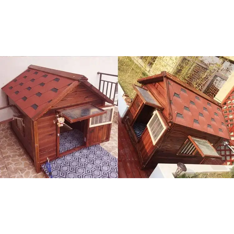 Accessories Wood Dog Crate Camping Outdoor Villa Habitats Dog Crate Tent Furniture Play Casa Para Perros Dog Supplies