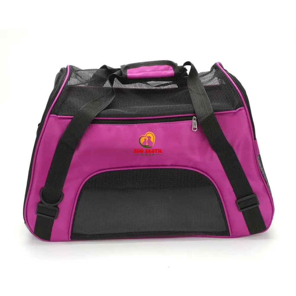 Travel in comfort and style with our Airline Approved Foldable Pet Carrier Bag, perfect for small breed dogs and cats. 