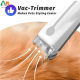 8 Tools, Pet Hair Vacuum & 2-in-1 Dryer for Thick & Thin Dogs and Cats - Zoo Bestie Online Shop!