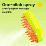 Cat Dog Steamy Brush Steam Brush Electric Sprayer for Massage Pet Grooming tool Shedding 3 in 1 Electric Sprays Massage