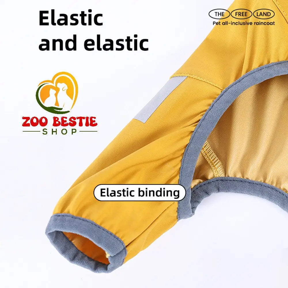 Comfortable Waterproof Hooded Jacket with Reflective Straps - Zoo Bestie Online Shop