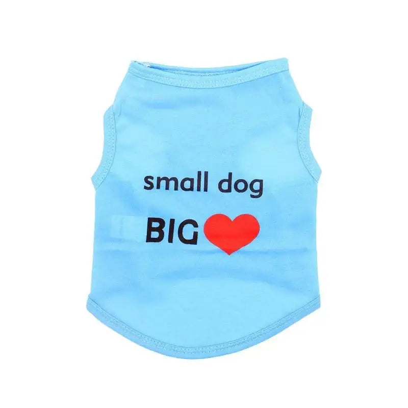 Cool Summer Printed Clothes with Funny Letters for small dogs - Zoo Bestie Online Shop