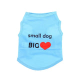 Cool Summer Printed Clothes with Funny Letters for small dogs - Zoo Bestie Online Shop