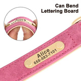 Custom Engraved PU Dog Collar - Stylish Durable Personalized ID! 🐾 - Dog Collar