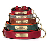 Custom Engraved PU Dog Collar - Stylish Durable Personalized ID! 🐾 - Dog Collar