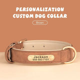 Custom Engraved PU Dog Collar - Stylish Durable Personalized ID! 🐾 - Dog Collar