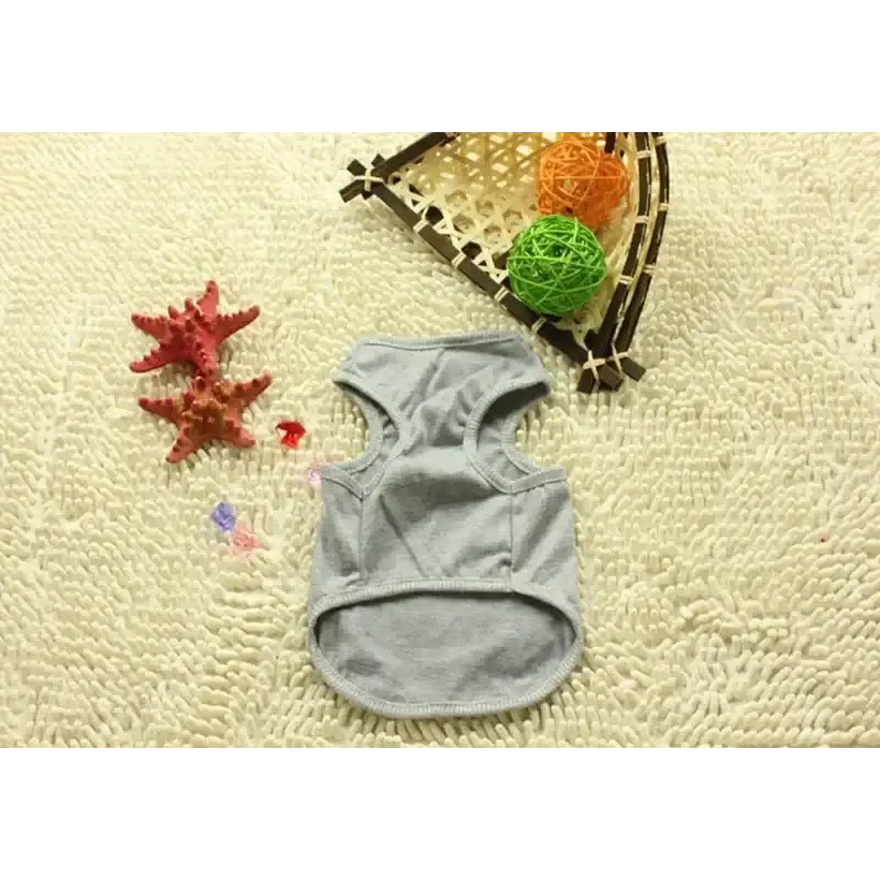 Cute Paw Printed Heart Love Design Small Dog Vest Clothes Summer Spring TShirts For Dogs Costume Puppy Dog Accessories