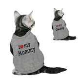 Cute Paw Printed Heart Love Design Small Dog Vest Clothes Summer Spring TShirts For Dogs Costume Puppy Dog Accessories