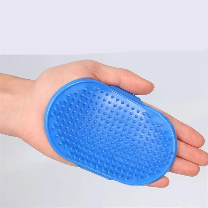 Dog & Cat Bath Brush Rubber Glove for Hair, Fur Grooming & Massage - Zoo Bestie Online Shop!