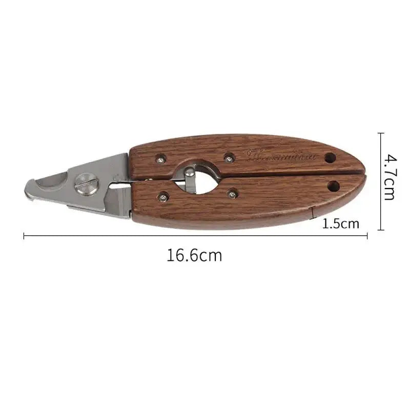 Dog Cat Nail Clippers Wooden Stainless Steel Pet Toes Cutter Scissor Grooming Tools Dogs Cats Nail Trimmer Clipper Pet