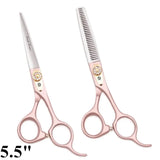 Dog Grooming Scissors 5.5" 6" 7" Japan 440C Straight & Thinning Shears for Pets - Zoo Bestie Online Shop!