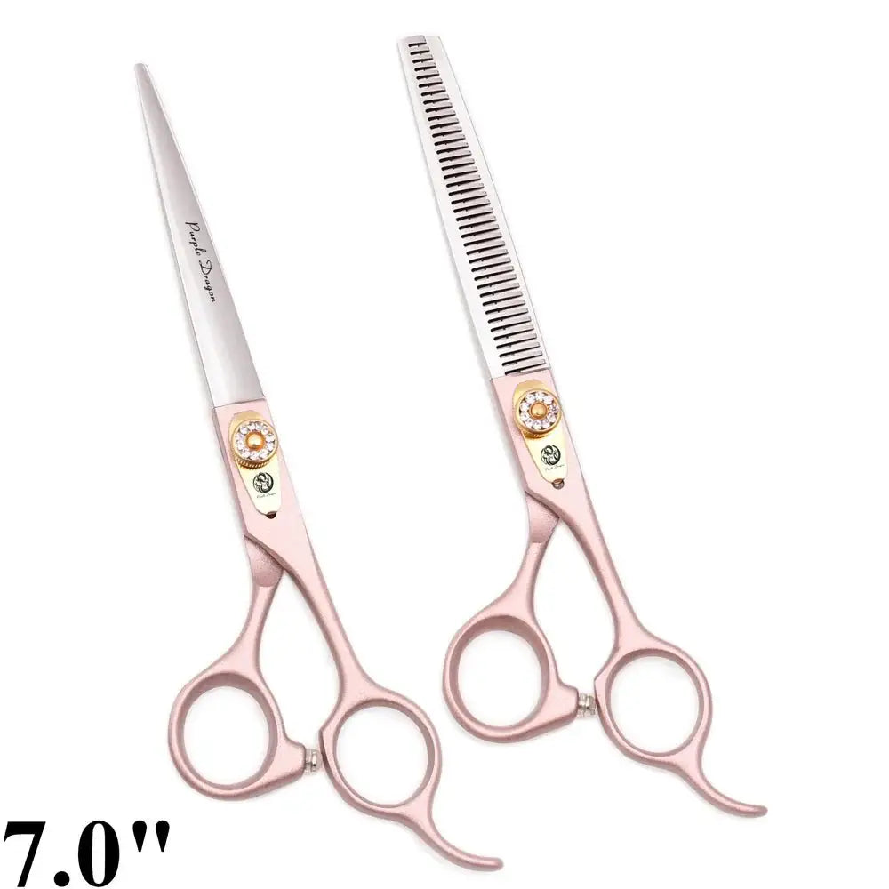 Dog Grooming Scissors 5.5" 6" 7" Japan 440C Straight & Thinning Shears for Pets - Zoo Bestie Online Shop!