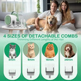 2.5L Capacity, 11Kpa Suction, 7 Tools for Shedding Grooming. Perfect for Dogs - Zoo Bestie Online Shop!