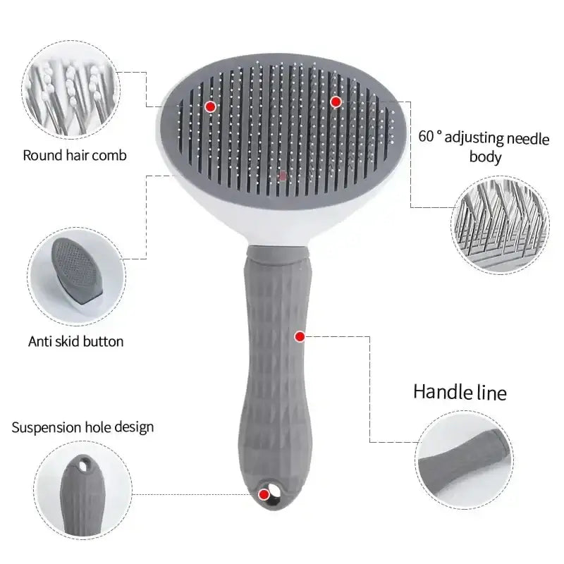 Dog Hair Brush Cat Comb Pet Hair Remover Brush for Dogs Cats Puppy Kitten Grooming Tools Dogs Dematting Comb Pet Supplies