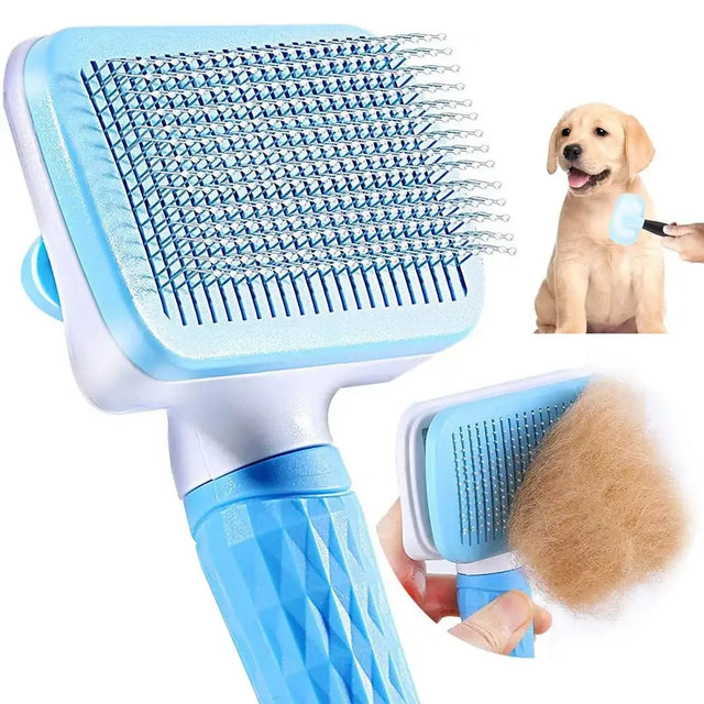 Dog Hair Remover Brush Cat Dog Hair Grooming And Care Comb For Long Hair Dog Pet Removes Hairs Cleaning Bath Brush Dog