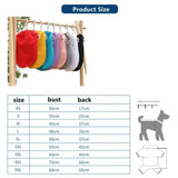 Dog Shirt Pure Cotton Solid Color Blank Bottoming Puppy Shirt Soft Leisure Cat Vest puppy Chihuahua Summer Vests Big