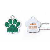 Durable, custom-made tag designed to attach securely to your pet’s collar with a range of shapes and colors.