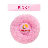 Fluffy Warm Soft Plush Donut Pet Bed - Zoo Bestie Online Shop