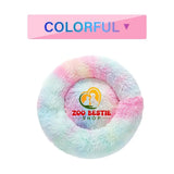 Fluffy Warm Soft Plush Donut Pet Bed - Zoo Bestie Online Shop