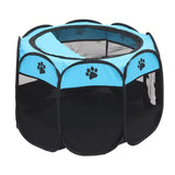 Foldable Octagonal Pet Tent - Breathable Dog Cage & Travel Room - Pet Fence