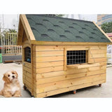 Hot-selling Indoor Pet House Wooden Dog Cage Furniture Animal House Outdoor Dog Kennel with Roof - Pet House