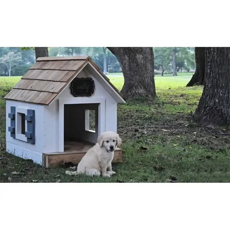 Hot-selling Indoor Pet House Wooden Dog Cage Furniture Animal House Outdoor Dog Kennel with Roof - Pet House