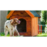 Hot-selling Indoor Pet House Wooden Dog Cage Furniture Animal House Outdoor Dog Kennel with Roof - Pet House