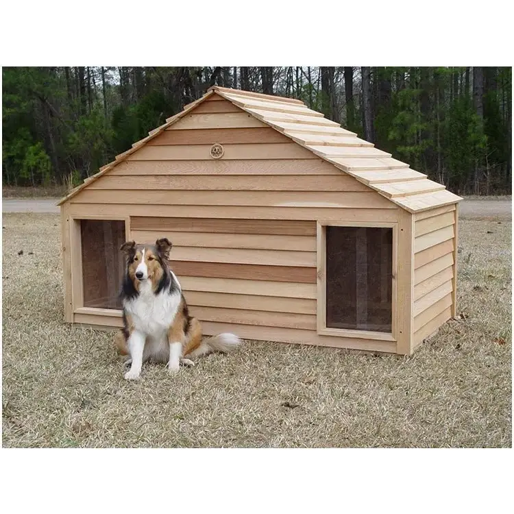 Hot-selling Indoor Pet House Wooden Dog Cage Furniture Animal House Outdoor Dog Kennel with Roof - Pet House