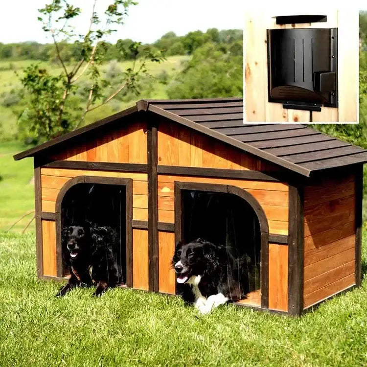 Hot-selling Indoor Pet House Wooden Dog Cage Furniture Animal House Outdoor Dog Kennel with Roof - Pet House