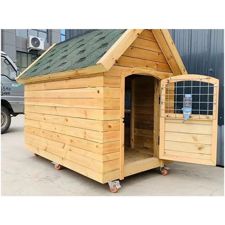 Hot-selling Indoor Pet House Wooden Dog Cage Furniture Animal House Outdoor Dog Kennel with Roof - Pet House