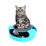 Interactive Cat Track Toy – Automatic Mouse & Teasing Stick - Interactive Toy