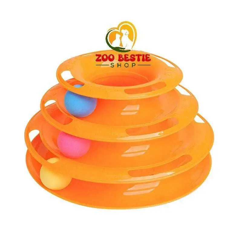 Multi - Level Interactive Roller Track Toy – Endless Fun and Engagement for Your Furry Friend - Zoo Bestie Online Shop